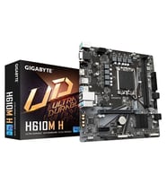GIGABYTE H610M H DDR5 HDMI DVI DP PCIe 16X v4.0 1700p mATX