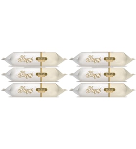 Sleepy Islak Havlu Mendil 90 Yaprak (6 Lı Set) Beyaz Sabun Kokulu Plastik Kapaklı (540 Yaprak)