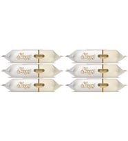 Sleepy Islak Havlu Mendil 90 Yaprak (6 Lı Set) Beyaz Sabun Kokulu Plastik Kapaklı (540 Yaprak)