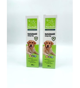 2 kutu Köpekler İçin NanSalmonOil Omega 3-6-9 200ml 