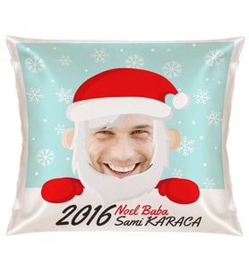 Kişiye Özel Esprili Noel Baba Yılbaşı Yastık