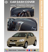 TOYOTA AURİS (2006-2012) Torpido Örtüsü Ön Göğüs Halı Torpido Koruma Tam Uyum UV Koruma Kolay Montaj