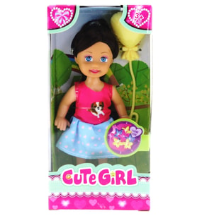 Mulvxurg  Urg02 Cute Girl Sarı Balonlu Kumral Mini Bebek (Mulvix)