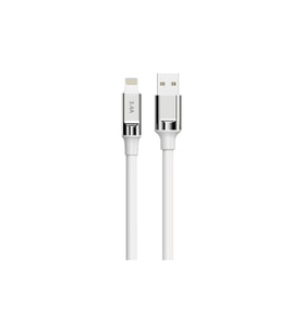 Lightning Şarj Kablosu 3.4A Hızlı Şarj USB Lightning Data ve Şarj Kablosu (Beyaz)