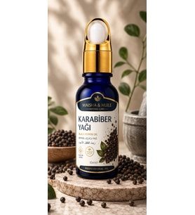 Karabi̇ber Yağı 10 ML - Doğal Bitkisel Bakım Yağı Saç Ve Cilt Bakımı İçin Aromaterapi Yağı