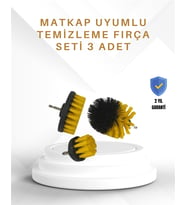 Yüksek Devirde Etkili Temizlik Sağlayan Matkap Ucu Fırça Seti
