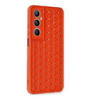 Realme C65 Kılıf Petek  Kapak - Kırmızı