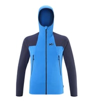 Millet K LIGHTGRID H Erkek Kapşonlu Tam Fermuar POLARTEC® Polar MIV9466 9781 (Mavi)