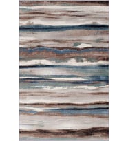 Eliana Home Baskılı, Yıkanabilir Kaymaz Taban Salon Halısı LNA0722 100x150 cm (Kahverengi)