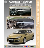RENAULT LAGUNA 3 (2008-2015) Torpido Örtüsü Ön Göğüs Koruma Torpido Koruma Araca Özel Tam Uyum