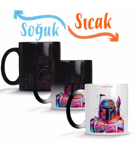 Hunter Star Wars Sihirli Kupa Bardak Porselen