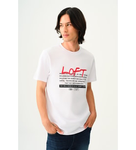 Loft Erkek Tişört (Beyaz)