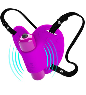 LilituShop 10 Titreşim Fonksiyonlu Belden Bağlamalı Vajinal Kelebek Vibratör