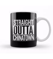 Straight Outta Chinatown White Kupa Bardak Porselen