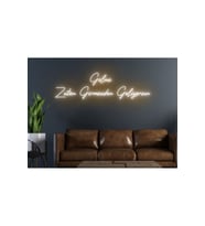Gelme Zaten Görmezden Geliyorsun Yazılı Neon Tanela