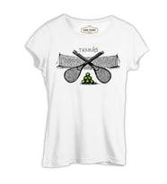 Tenis - In Courts Beyaz Kadın Tshirt