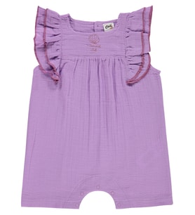 Civil Baby İstiridye Baskılı 6-18 Ay Tulum - Lila