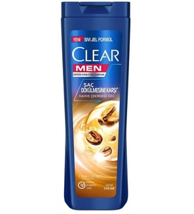 Clear Men Saç Dökülmesine Karşı Şampuan 350ml. Kepeğe Karşı Etkili , Kahve Çekirdeği Özü