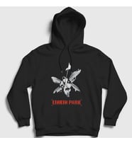 Presmono Unisex Siyah Hybrid Theory Linkin Park Kapüşonlu Sweatshirt 97570tt