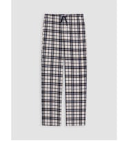 LC WAIKIKI Kahverengi Ekose Desenli Erkek Pijama Alt