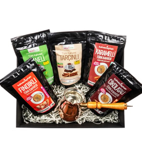 Aromalı Kahve Keyfi Hediye Kutusu (Model 1)