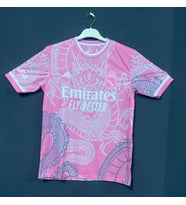 Pembe Madrid Dragon Jersey Özel Tasarım yetişkin Forması