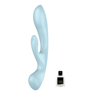 Triple Oh Pink 3 Güçlü Motorlu G-Spot Titreşimli Rabbit Vibratör+Jel