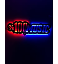 Müzik Led Işıklı Tablo