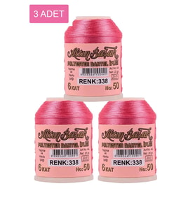 3 Adet Altınbaşak Oya ve Dantel İpi 20 gr - Royaleks - No: 338