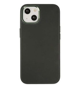 iPhone 14 Plus Kılıf Asya Deri Silikon - Koyu Yeşil