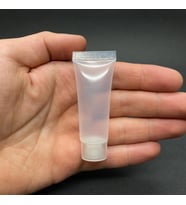 Boş Krem Tüpü 10ml , Merhem Tüpü ,  Lipgloss Tüp 10 ml x 3 Adet (Şeffaf)