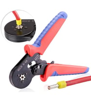 Yüksük Sıkma Pensesi 6 Köşeli 0,25 – 6 mm² Kendinden Ayarlı  HSC8 6-6A
