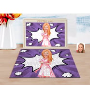 BK Gift Kişiye Özel Kadın Karikatürlü 1000 Parça Profesyonel Puzzle-41