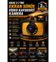 Full HD Ön Araç Kamerası G Sensörlü Akıllı Kayıt