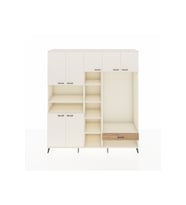 Hyperion Dolap 11 Raflı Tek Çekmeceli 7 Kapaklı 220x44x243 Aytaşı-Aytaşı/Çam