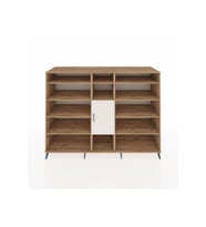 Kronos Dolap 12 Raflı Tek Kapaklı  220x59x163 Çam-Aytaşı/Çam