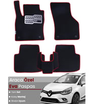 Renault Clio 4 Station Wagon (2012-2019) Uyumlu EVA Paspas Tam Set – Birebir Uyum,Araca Özel Tasarım