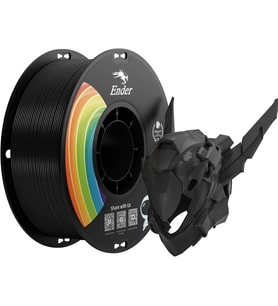 Creality Upgrade Ender 3D Yazıcı Filamenti, Siyah PLA+ Filamenti 1,75 mm, 1 kg Makara (1,0 kg), Doğruluk +/- 0,02 mm, 3D Baskı Filamenti, Güçlü Dayanıklılık, Vakumlu Ambalaj, Çevre Dostu