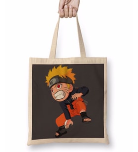 Chibi Kisame 2 Bez Çanta Uzun Saplı
