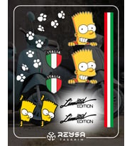 Cappuccino Motor Sticker Set 12 Parça