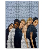 Cakapuzzle Her Irktan Birbirine Yaslanmış Kadınlar Puzzle Yapboz MDF (Ahşap) (120 Parça)
