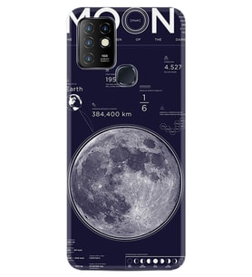 Infınıx Hot 10 Kılıf Resimli Silikon Kılıf Moon Info 1424