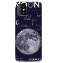 Infınıx Hot 10 Kılıf Resimli Silikon Kılıf Moon Info 1424