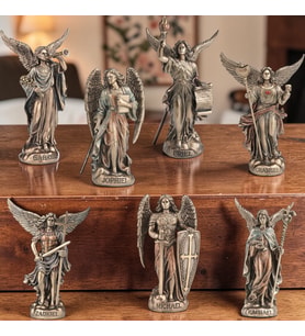 Wise Veronese 7’li Archangels Set Biblo 5,5x5x10 cm Dekoratif Obje