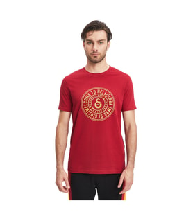 Galatasaray Orijinal Lisanslı Welcome To Hell Erkek T-Shirt (Kırmızı)