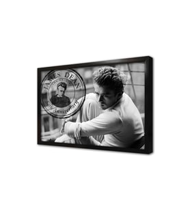 James Dean Posteri Çerçeveli Cam Tablo
