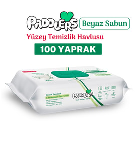Paddlers Easy Clean Beyaz Sabun Katkılı Yüzey Temizlik Havlusu 100 Yaprak