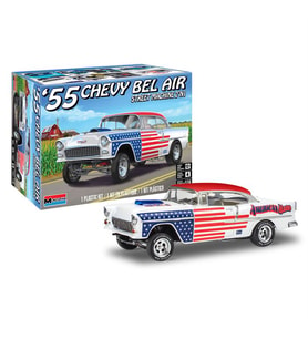 Revell Model Kit Araba 1955 Chevy Bel Air Street Machine 2N1 14519