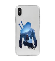 Iphone XSMAX Uyumlu The Witcher Tasarımlı Şeffaf Telefon Kılıfı