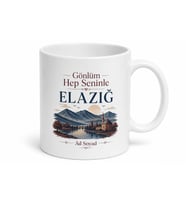 Elazığ Memleket Özlemi Yazılı Kupa Bardak Hemşehri Hediye